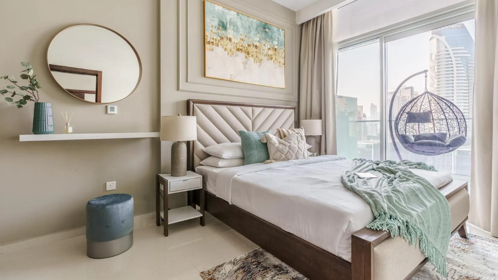 Deluxeliving At Vera Tower - Full Burj Khalifa View - Brand New Luxury Apartment Dubai